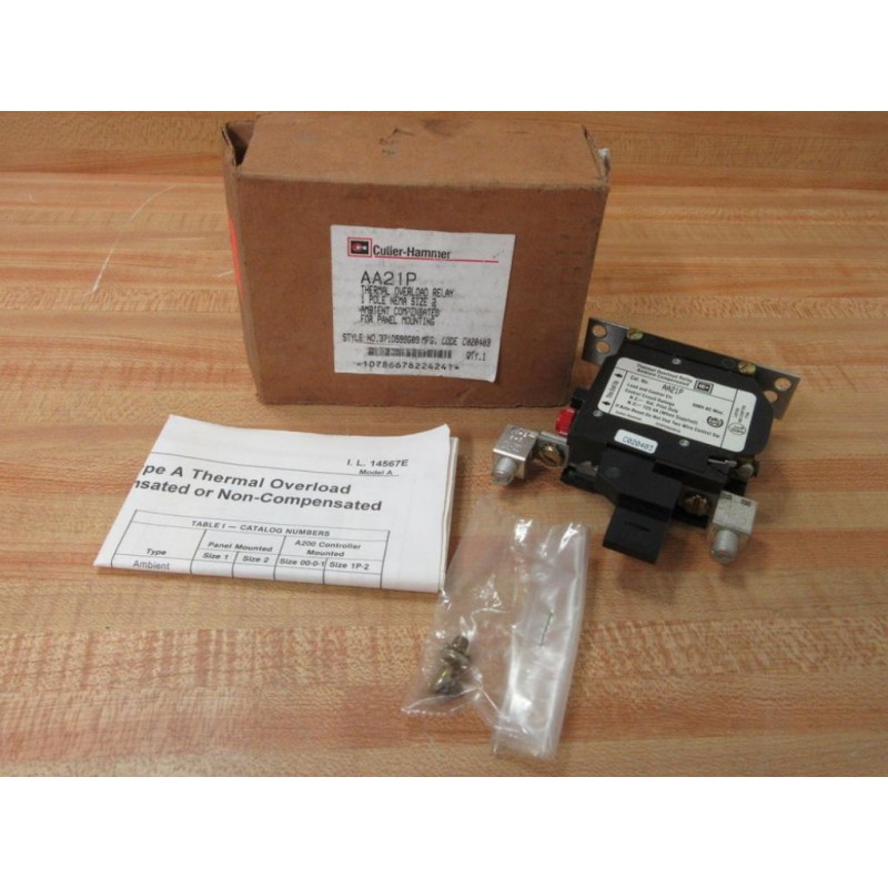 Cutler Hammer Aa P Eaton Thermal Overload Relay Mara Industrial