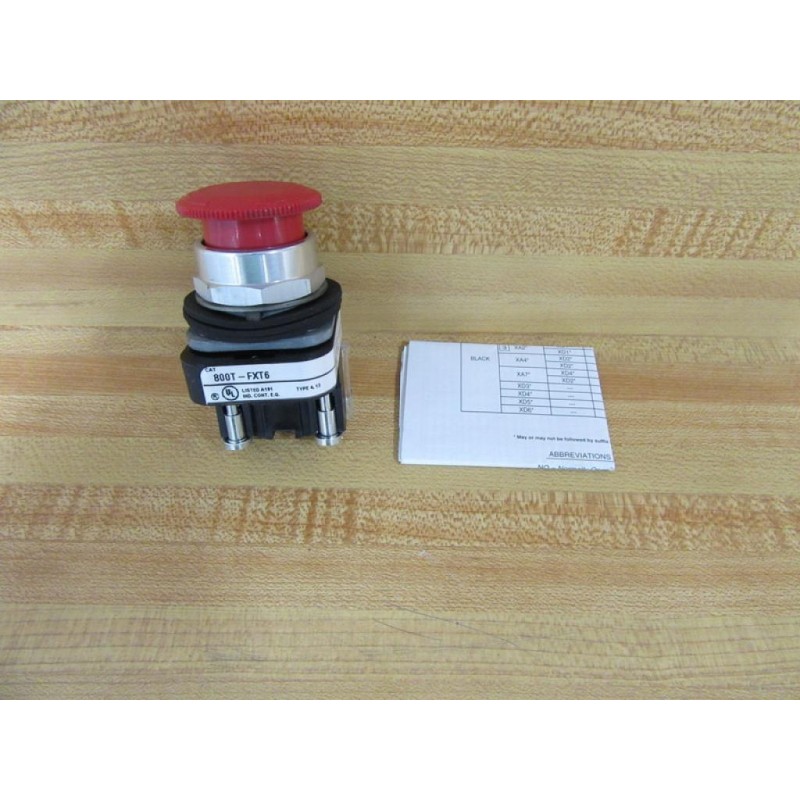 Allen Bradley Tfxt D Button Tfxtd Red New No Box Mara