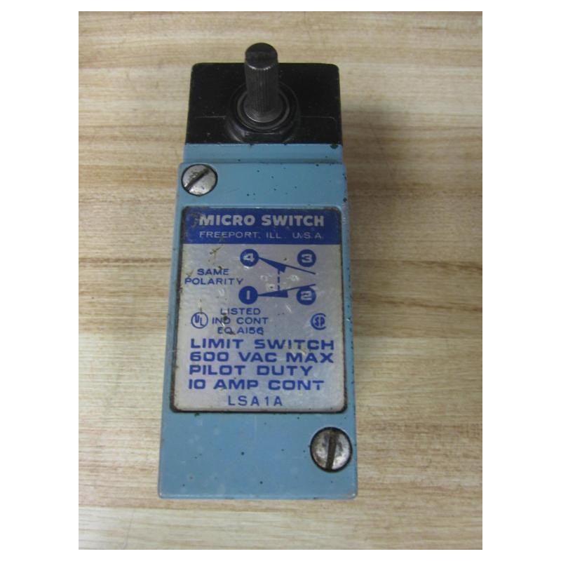 Micro Switch Lsa A Honeywell Limit Switch Wo Roller Arm Used Mara