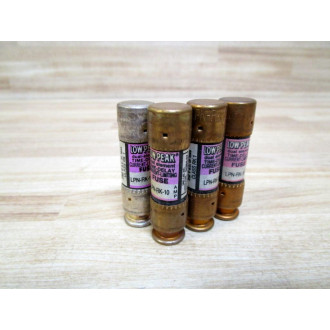 Bussmann LPN-RK-10 Fuse LPNRK10 (Pack of 4) - New No Box