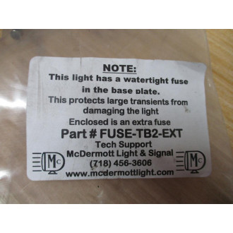 McDermott TB2D-STERN-120 Marine Navigation Light - New No Box
