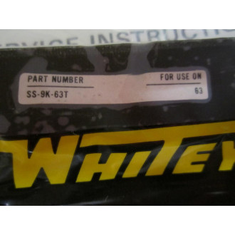 Whitey SS-9K-63T Seal Kit SS9K63T
