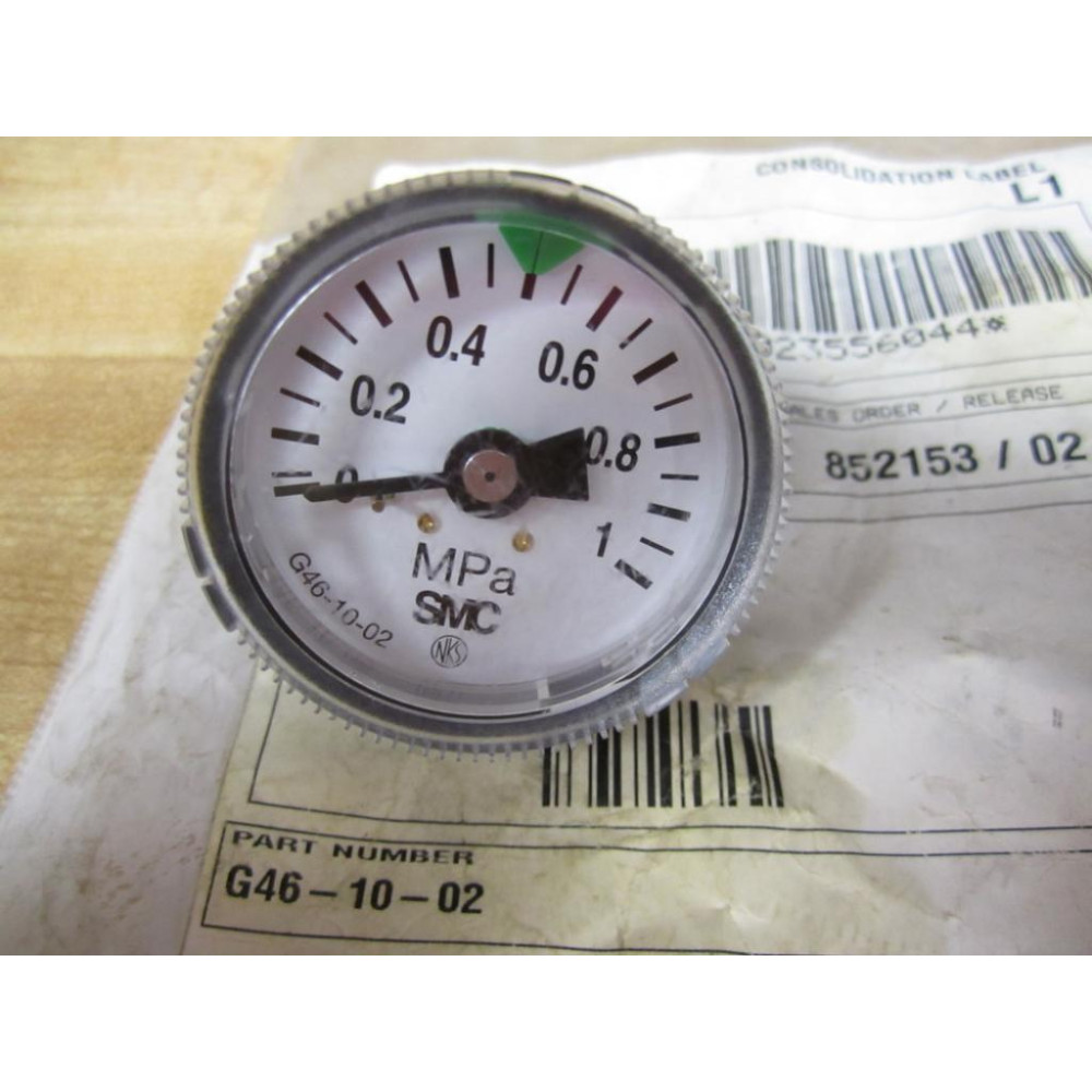 SMC G46-10-02 Gauge G461002 14" NPT 0-1 - New No Box