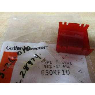 Cutler Hammer E30-KF10 Eaton Push Button Lens E30KF10 Open (Pack of 3)