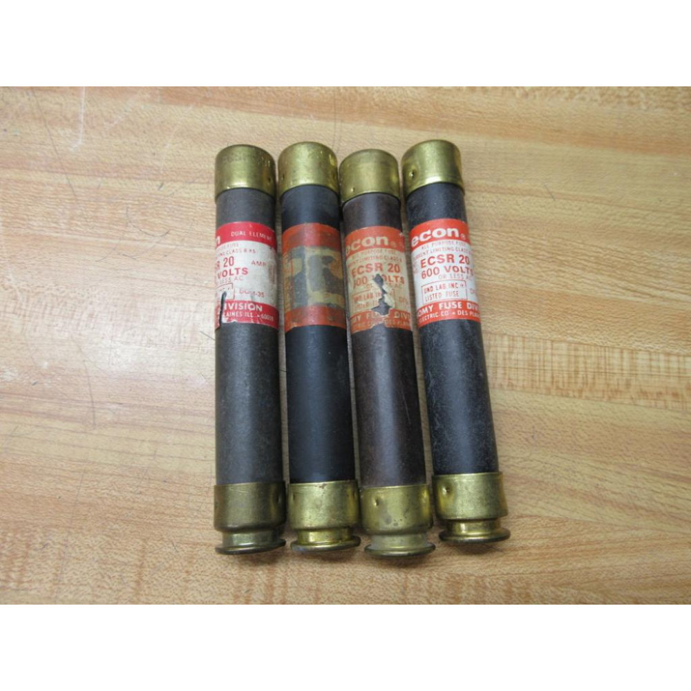 Economy Fuse ECSR-20 Fuse ECSR20 (Pack of 4) - Used