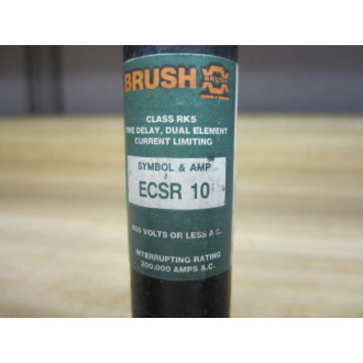 Reliance ECSR-10 Brush Fuse Cross Ref 2A161 (Pack of 6) - New No Box