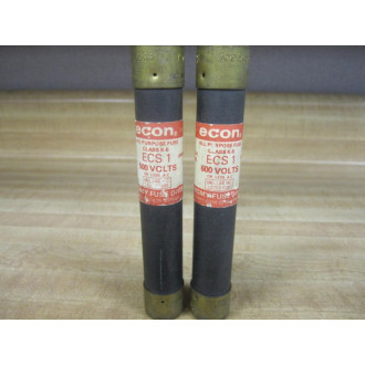Economy Fuse ECS-1 Econ Fuse ECS1 (Pack of 3) - New No Box