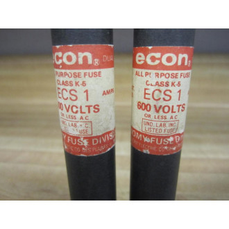 Economy Fuse ECS-1 Econ Fuse ECS1 (Pack of 3) - New No Box