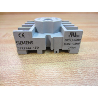 Siemens 3TX7144-1E2 Relay Socket 3TX71441E2 - Used
