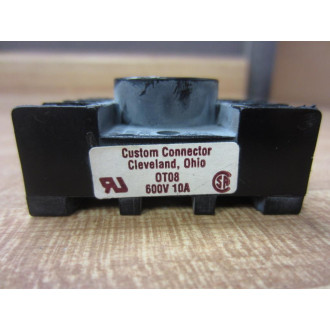 Custom Connector 0T08 Relay Socket OT08 OTO8 (Pack of 2) - Used