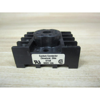 Custom Connector 0T08 Relay Socket OT08 OTO8 (Pack of 2) - New No Box