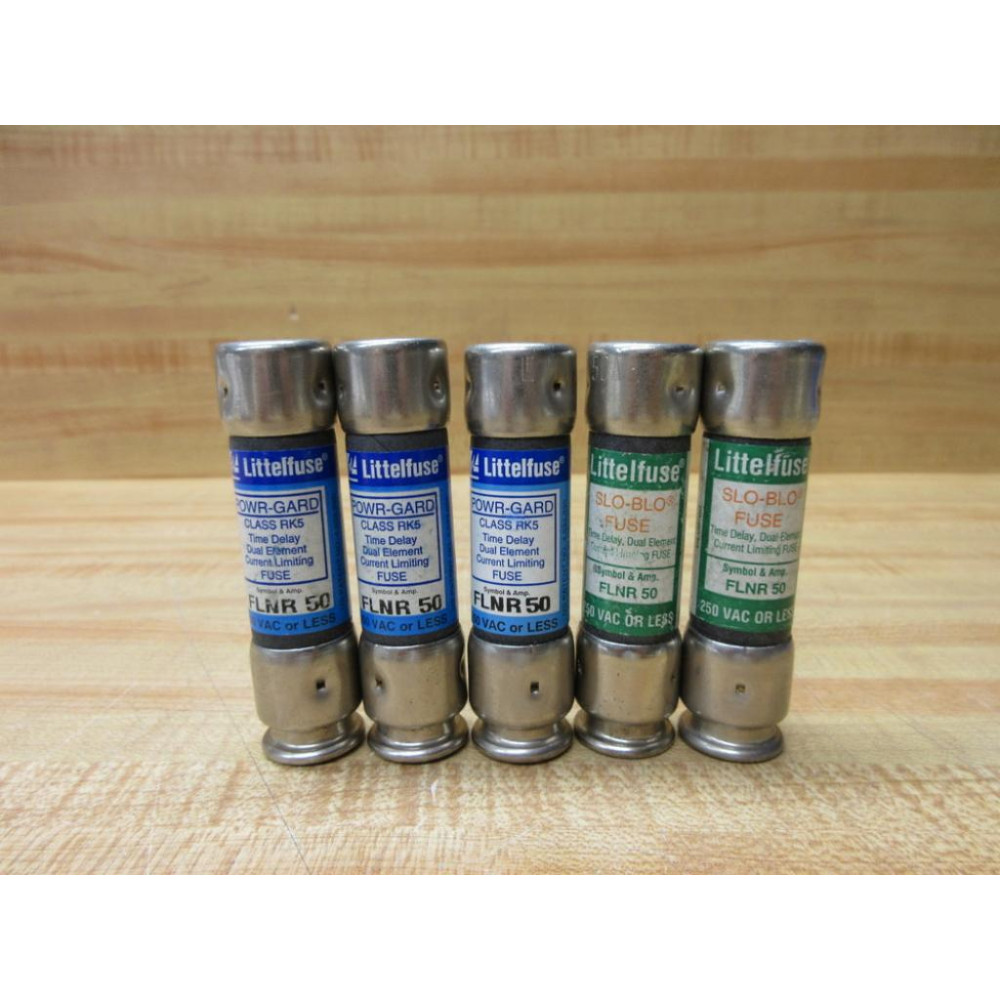 Littelfuse FLNR-50 Fuse Cross Ref 486K95 (Pack of 5) - New No Box
