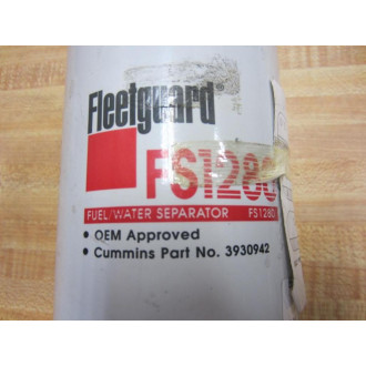 Fleetguard FS1280 Fuel Water Separator 3930942 With Drain