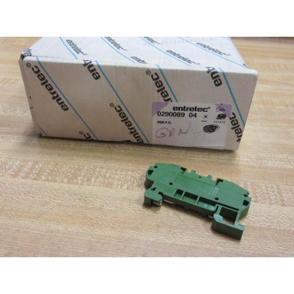 Entrelec 0290089 Terminal Block D68.P.2L 029008904 (Pack of 50)