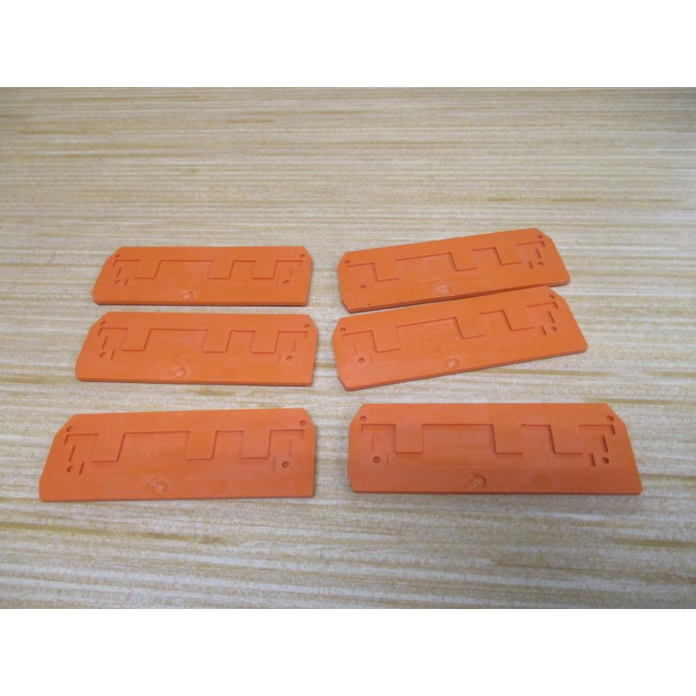 Wago 284-339 End Plate 284339 (Pack of 6) - New No Box