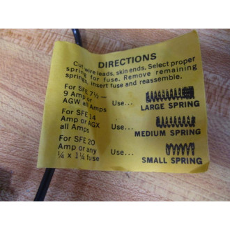 Bussmann HRK Buss Fuse Holder (Pack of 2) - New No Box