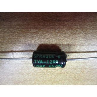 Sprague TVA-1204 Resistor TVA1204 Black 10 UF 25 VDC (Pack of 9) - New No Box