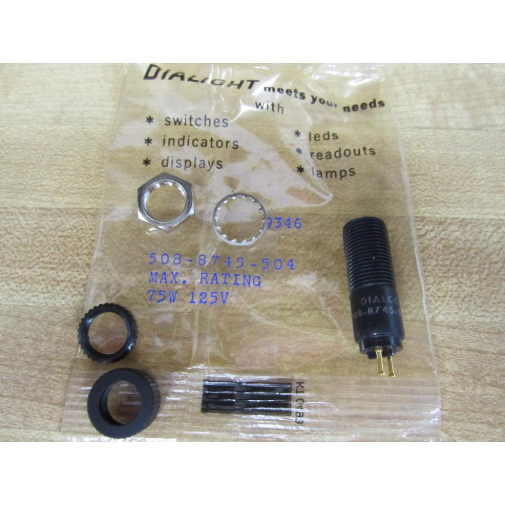 Dialight 508-8745-504 Lamp Socket 5088745504