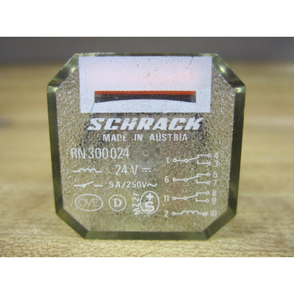 Schrack RN300-024 Relay RN300024 - Used