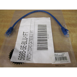568B-5E-1FT Patch  Cable  568B5E1FT