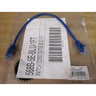568B-5E-1FT Patch  Cable  568B5E1FT