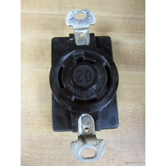 Hubbell HBL7210B Twist Lock Receptacle L220 - Used