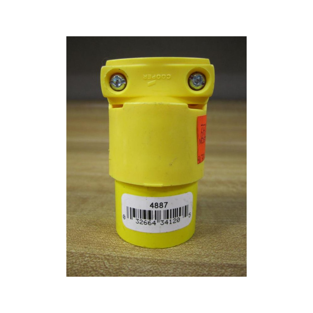Cooper 4887 Connector 5-15R (Pack of 2) - New No Box