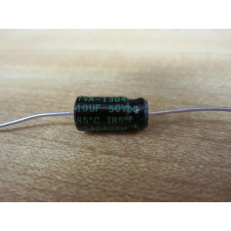 Sprague TVA-1304 Axial TVA1304 10UF 50VDC Black (Pack of 2) - New No Box