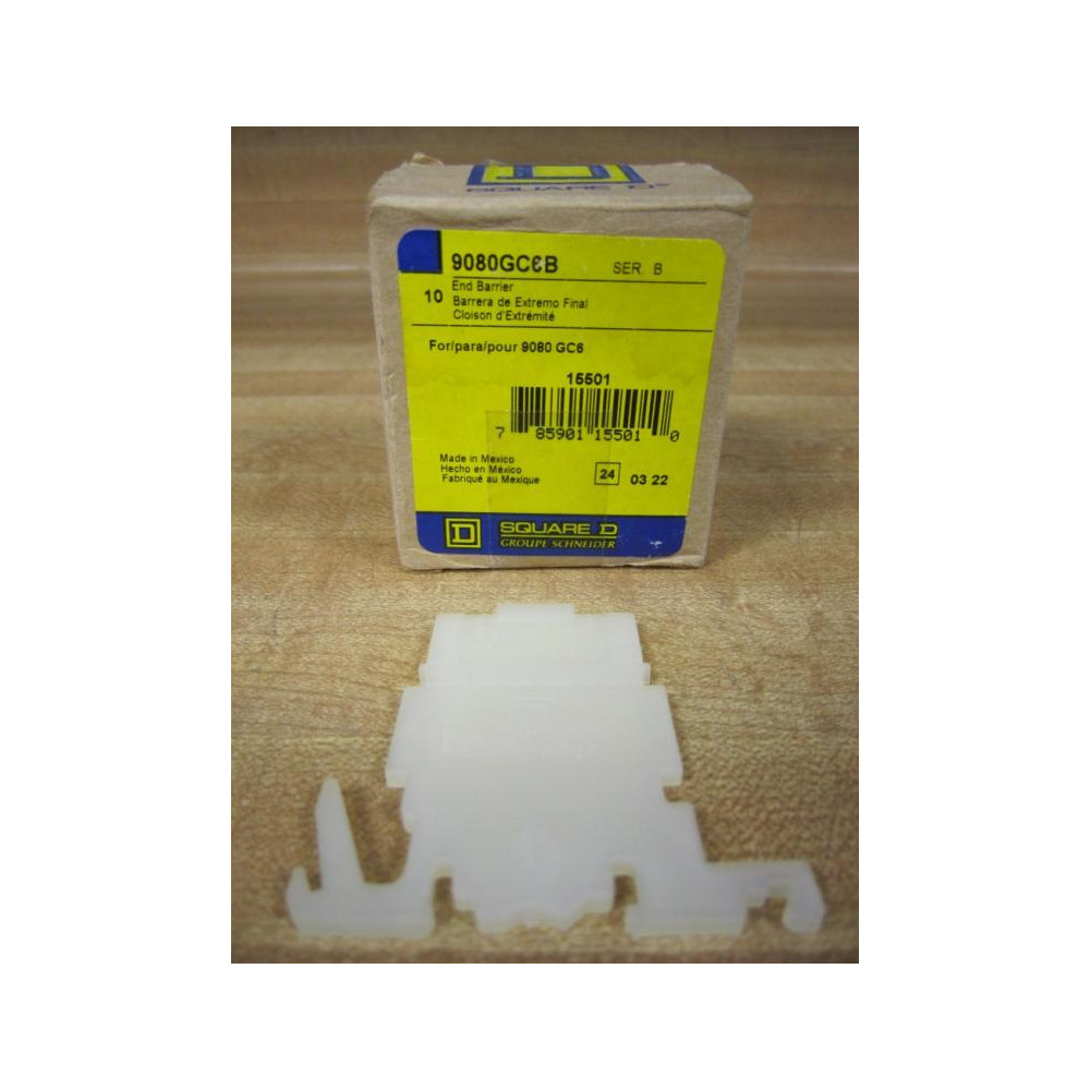 Square D 9080-GC6B End Barrier 9080GC6B (Pack of 10)