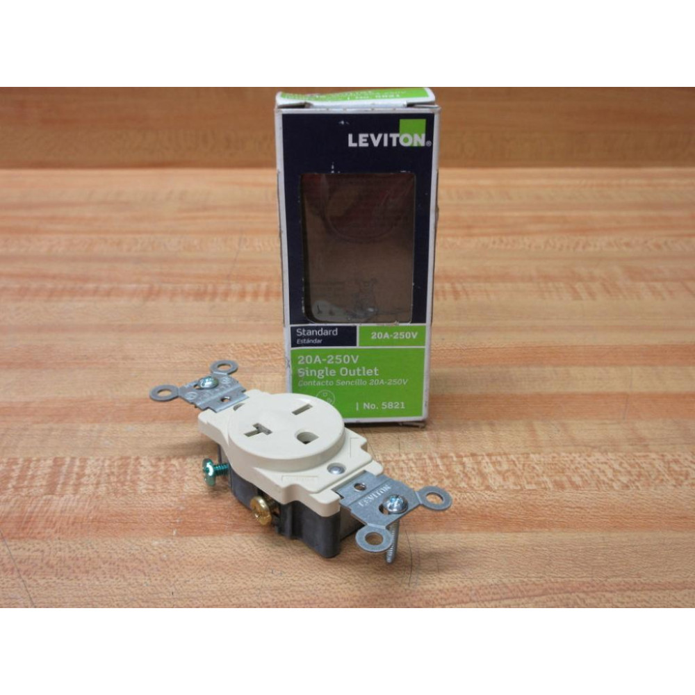 Leviton 5821-I Single Outlet 5821