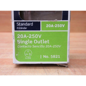 Leviton 5821-I Single Outlet 5821