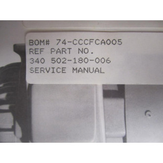 Force Control 502-180-008 Service Manual 502180008