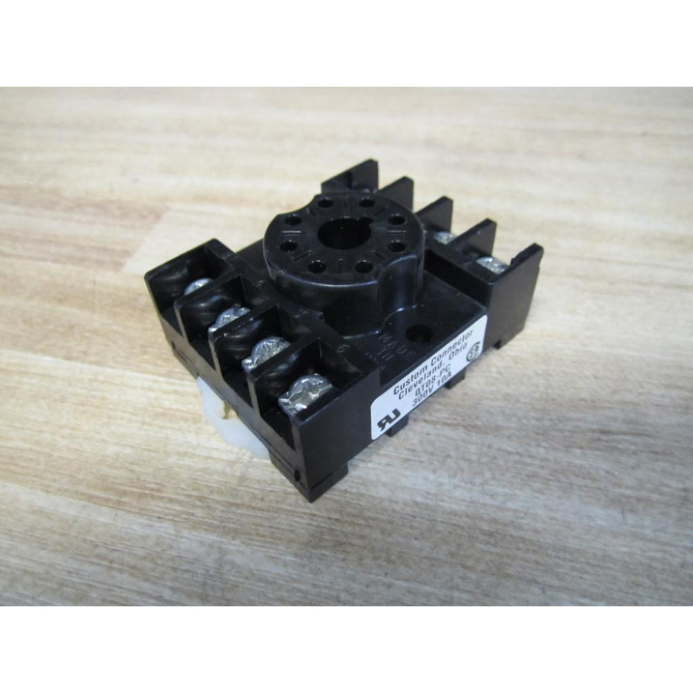 Custom Connector 0T08-PC Relay Socket OT08PC (Pack of 4) - New No Box