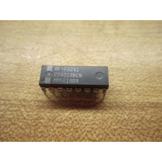 National Semiconductor CD4018BCN Integrated Circuit (Pack of 4) - New No Box