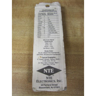 NTE 10W227 Flameproof Resistor (Pack of 2)