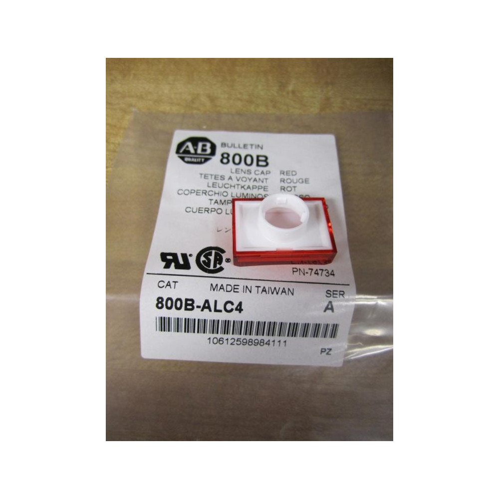 Allen Bradley 800B-ALC4 Lens Cap 800BALC4