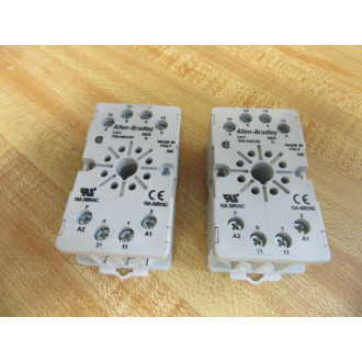 Allen Bradley 700-HN100 Relay Socket  700HN100 Series D (Pack of 2) - New No Box