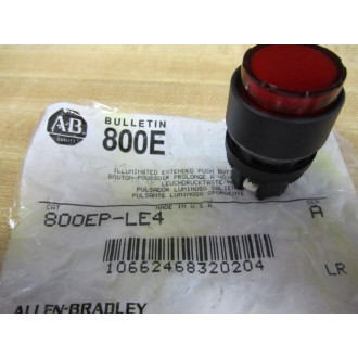 Allen Bradley 800EP-LE4 Red Button 800EPLE4 Series A
