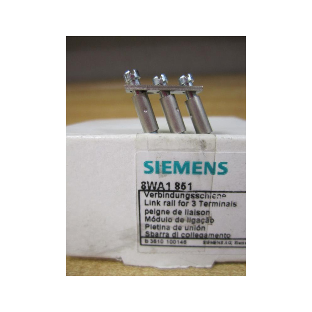 Siemens 8WA1-851 Terminal Block Link Rail  8WA1851 (Pack of 46)