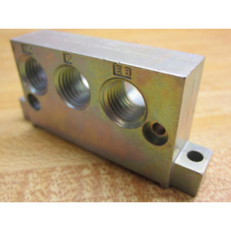 Numatics 104-238 Left End Plate - New No Box