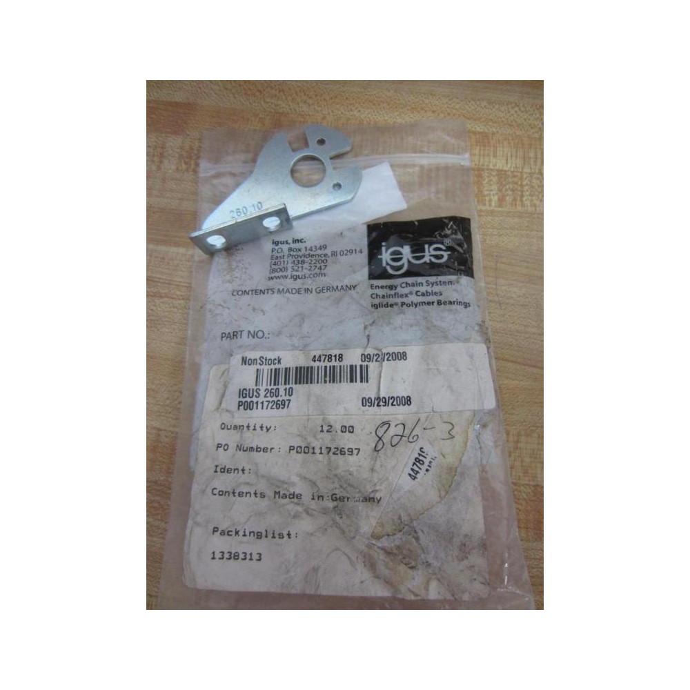 Igus 260.10 Mounting Bracket - New No Box