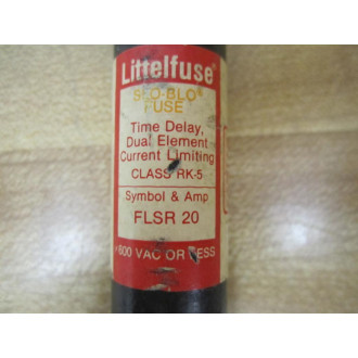Littelfuse FLSR-20 Fuse Cross Ref 486L32, FLSR020 Slo-Blo - New No Box
