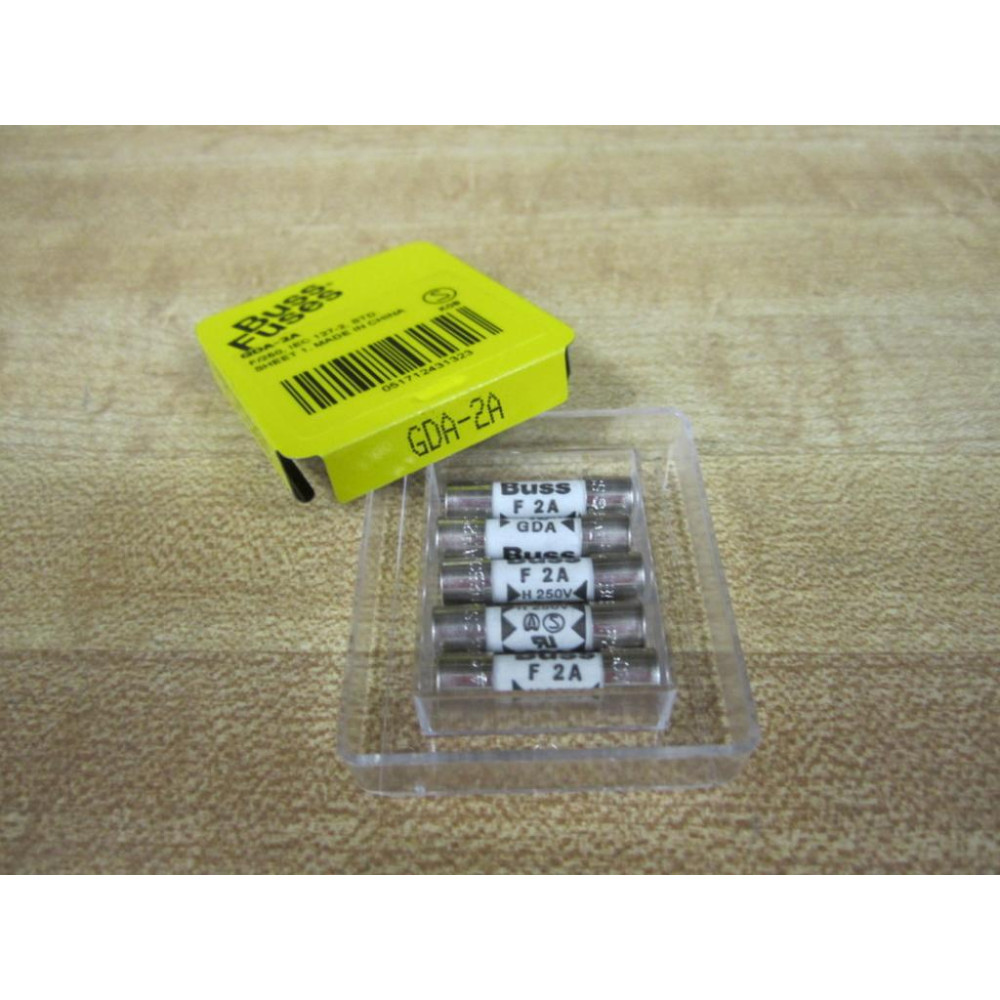 Buss GDA-2A Bussmann Fuse Cross Ref 1CC43 (Pack of 5)