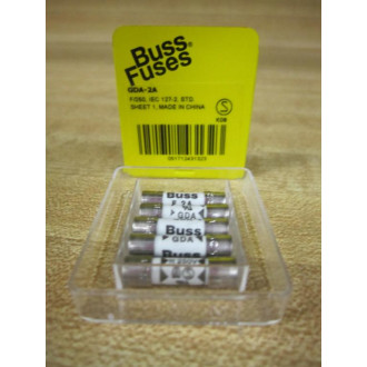 Buss GDA-2A Bussmann Fuse Cross Ref 1CC43 (Pack of 5)