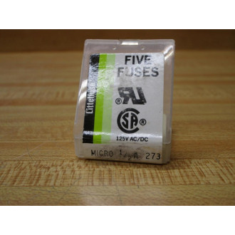 Littelfuse 0273.500 Fuse 273-12A (Pack of 5)
