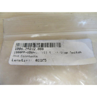Allen Bradley 800FP-U2EFFEPX11 Two Button Switch Station - New No Box