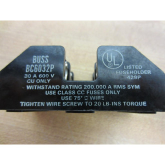 Bussmann BC-6032-P Fuse Block  BC6032P (Pack of 4) - New No Box