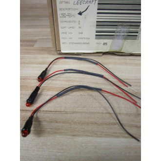 Leecraft L59D-R24-W Panel Mount Indicator L59DR24W (Pack of 3)