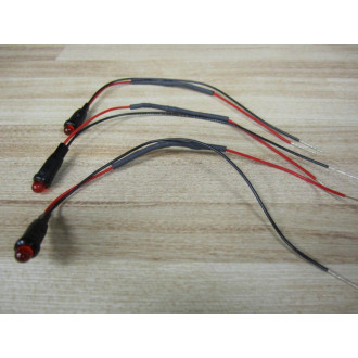 Leecraft L59D-R24-W Panel Mount Indicator L59DR24W (Pack of 3)