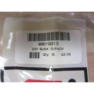 Motion Industries 220 Buna O-Rings 220 (Pack of 4)